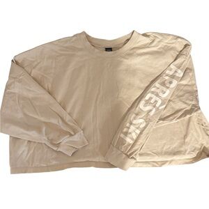 Wild Fable Beige Crop Top